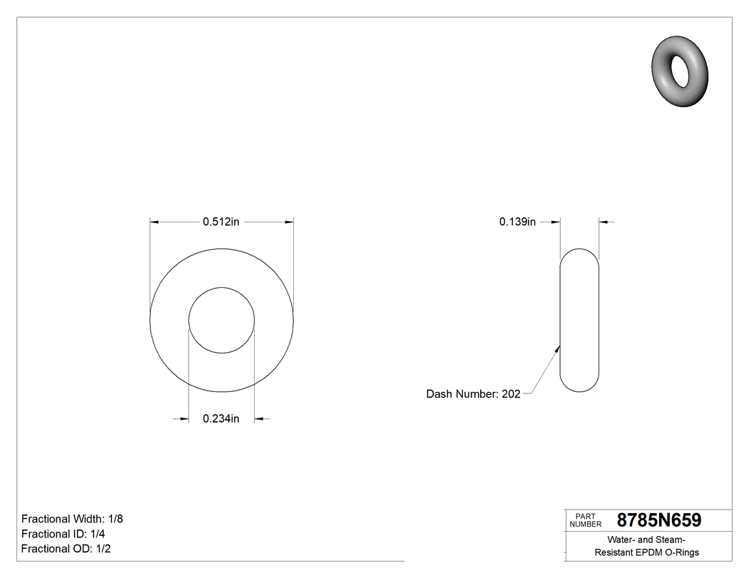 Technical drawing - 8785N659